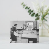 Oma's Kitchen - Vintag Postkarte (Stehend Vorderseite)