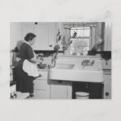 Oma's Kitchen - Vintag Postkarte (Vorderseite)