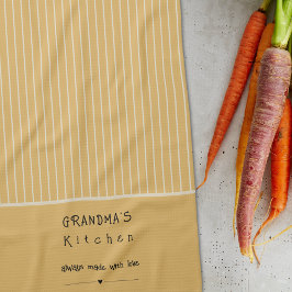 Oma's Kitchen Vintag Stripe anpassbar Geschirrtuch
