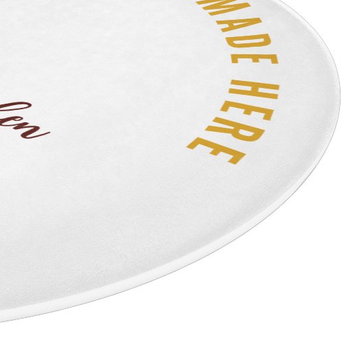 Oma's Kitchen Watercolor Sonnenblumen Bauernhof Schneidebrett (Ecke)