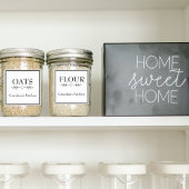 Oma's Kitchen Waterproof Pantry Food Labels