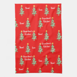 Oma's Kitchen Weihnachtsbaum Küchentuch