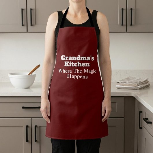 Oma's Kitchen: Wo die Magie passiert Schürze