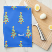 Oma's Kitchen Yum! Weihnachtsbaum Geschirrtuch (Viertel Falte)