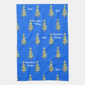 Oma's Kitchen Yum! Weihnachtsbaum Geschirrtuch (Vertikal)
