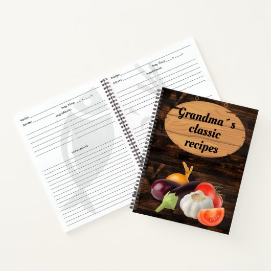 Oma's klassisches Rezept Notizblock (Innenseite)