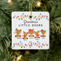 Omas kleine Hirsche Weihnachtsbaumschmuck