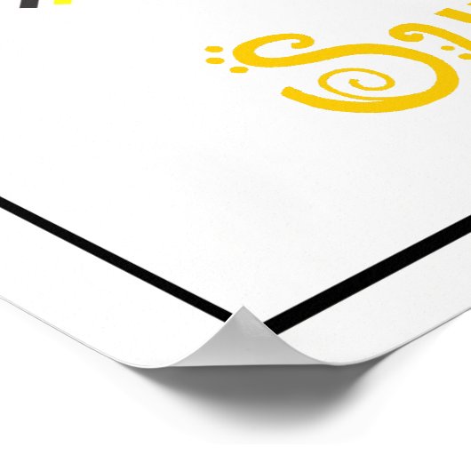 Oma's kleine Sonnenscheinkinder, Fun Quote Poster (Ecke)