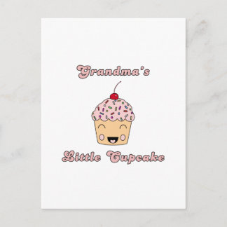 Oma's kleiner Cupcake Postkarte