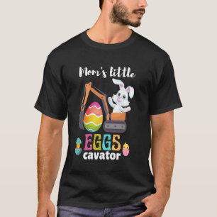 Omas kleiner Eierbagger Osterhase Kinder Grafik T-Shirt
