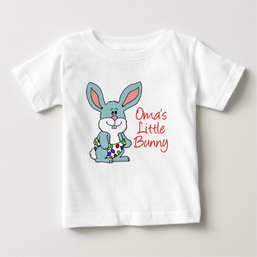 Omas kleiner Hase Baby T-shirt (Vorderseite)