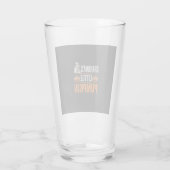 Omas Kleiner Kürbis Halloween Hexen Design Glas (Rückseite)
