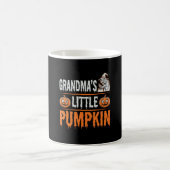 Omas Kleiner Kürbis Halloween Hexen Design Kaffeetasse (Mittel)