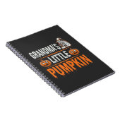 Omas Kleiner Kürbis Halloween Hexen Design Notizblock (Rechte Seite)