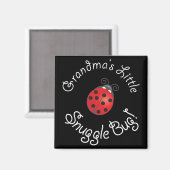 Oma's Kleiner Schnurrbart Bug! Magnet (Vorderseite/Rückseite)