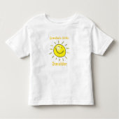 Oma's kleines Sonnenschein Niedlichen Kinder Zitat Kleinkind T-shirt (Vorderseite)