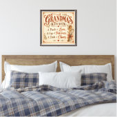 Omas Küche Leinwanddruck (Insitu (Schlafzimmer))