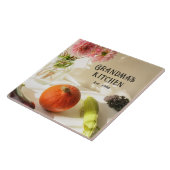 Omas Küche personalisierte Keramikfliese Geschenk (Seite)