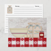 Omas Küchen Rezeptkarte Postkarte (Vorne/Hinten)