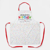 Omas Küchen-Sprinkle-Love-Schürze Schürze (Vorderseite)