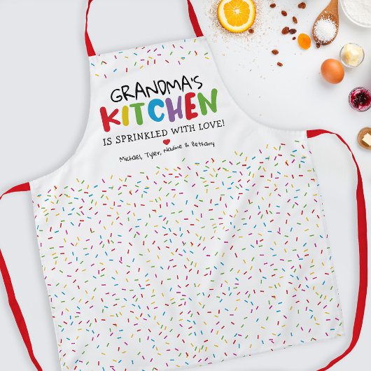 Omas Küchen-Sprinkle-Love-Schürze Schürze