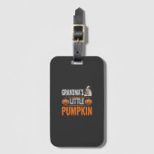 Omas Kürbis-Halloween-Hexen-Design Gepäckanhänger (Vorderseite Vertikal)