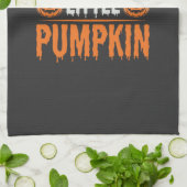 Omas Kürbis-Halloween-Hexen-Design Geschirrtuch (Gefaltet)