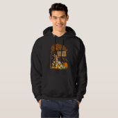 Omas Kürbisfeld Herbstlaub Vogelscheuche Als Hoodie (Vorne ganz)