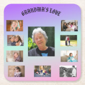 Oma's Liebe Maximilist 10 Foto Rechteckiger Pappuntersetzer (Vorderseite)