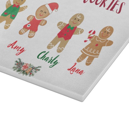 Oma's Lieblings-Cookies Schneidebrett (Ecke)