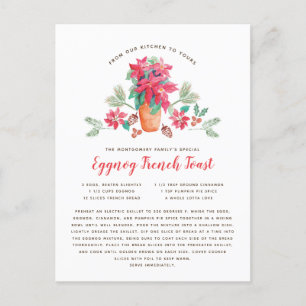 Omas Lieblings‑Weihnachtsrezept Feiertagspostkarte