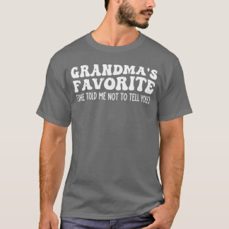 Omas Lieblingsenkelkind Enkelsohn Enkeltochter T-Shirt