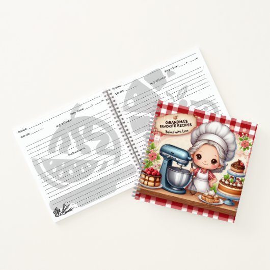 Oma's Lieblingsrezepte-Notebook Notizblock (Innenseite)