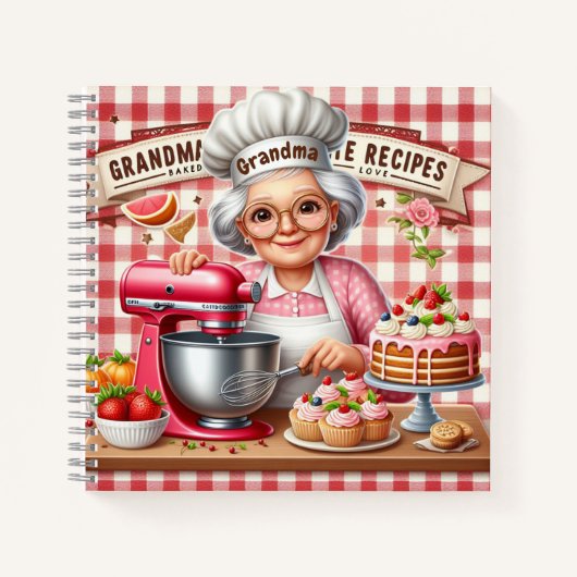 Oma's Lieblingsrezepte Notizblock (Vorderseite)