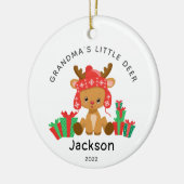 Oma's Little Deer Christmas Ornament (Links)