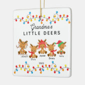 Oma's Little Deers Christmas Ornament (Links)