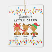Oma's Little Deers Christmas Ornament (Links)