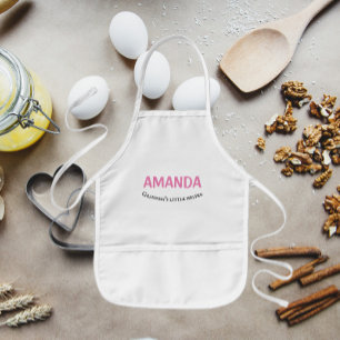Oma's Little Helper Girl's Name Kinderschürze