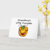 Oma's Little Pumpkin T - Shirt und Geschenke Karte (Gelbe Blume)