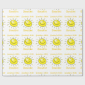 Oma's Little Sunshine Fun Sun Geschenkpapier (Flach)