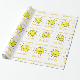 Oma's Little Sunshine Fun Sun Geschenkpapier