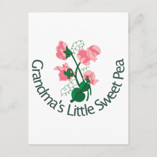 Oma's Little Sweet Pea Postkarte