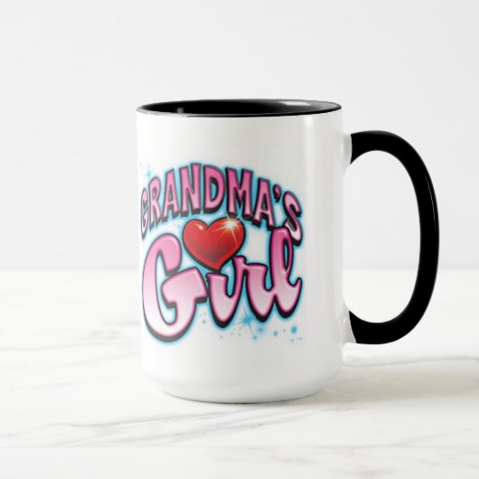Omas Mädchen Geschenktasse Tasse (Rechts)