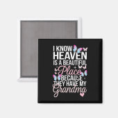 Oma's Mein Wächter-Engel am Himmelstag Magnet (Vorderseite/Rückseite)