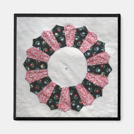 Omas Nellies Quiltblock #2 Magnet (Vorne)