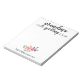 Oma's Note Pad Notizblock (Rotiert)
