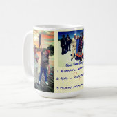 Oma's (oder Opa's) Anpassbare Kaffee-Tasse Kaffeetasse (Vorderseite Links)