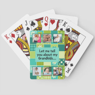 Oma's Personalisierter Kartenschwarm Spielkarten