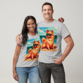 Omas Pixel Hund T-Shirt (Unisex)