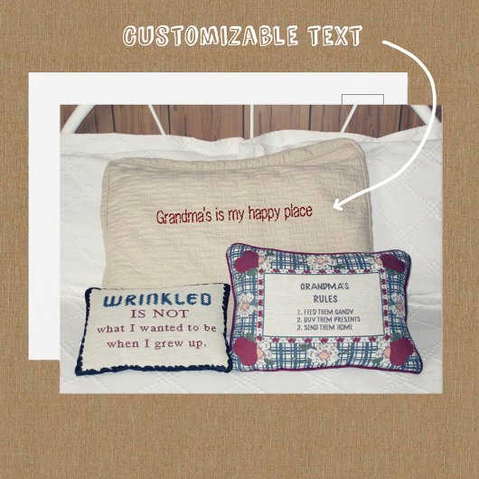 Oma's Place anpassbar Postkarte